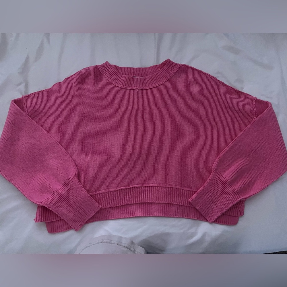 Pink Rose Sweater